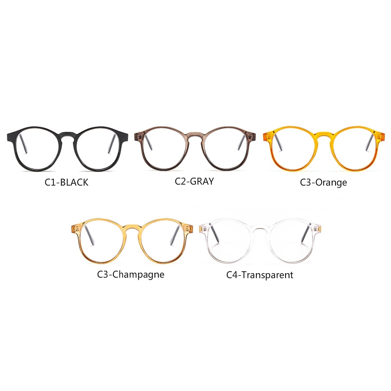 Kính cận Bản lề kim loại cổ điển siêu nhẹ khung lớn phiên bản Hàn Quốc