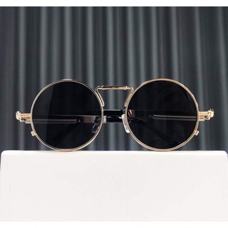 Kính thầy bói tròn - Kính râm tròn cao cấp - Kính tròn shoppe