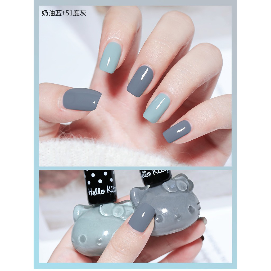 Sơn Móng Tay Tia Uv Nhanh Khô Hình Hello Kitty Dễ Thương Cho Phụ Nữ Mang Thai