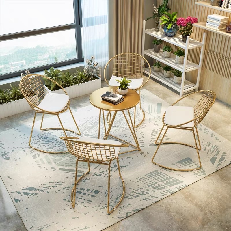 Bàn Ghế Ngồi Ban Công Chill, Ghế Tựa Cách Điệu Chụp Hình, Decor Quán Siêu Xinh