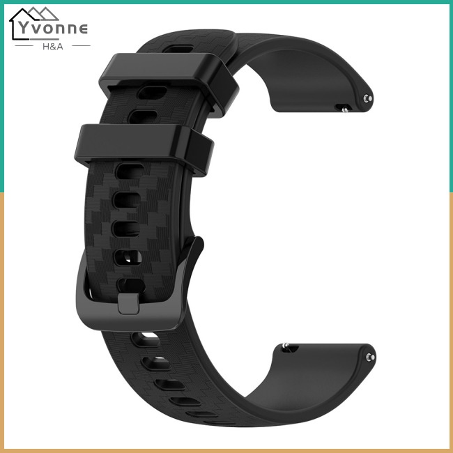 One Dây Đeo Silicon Họa Tiết Sợi Carbon Màu Trơn 20mm Cho Đồng Hồ Thông Minh Omega