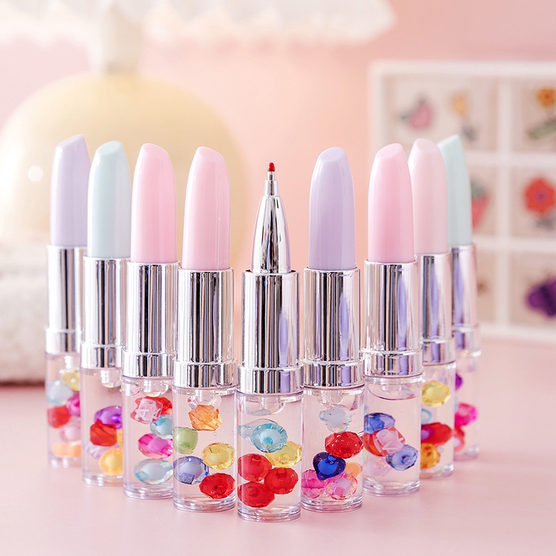 Bút Gel Hình Thỏi Son Cute Dễ Thương Xinh Xắn Dành Cho Bạn Gái