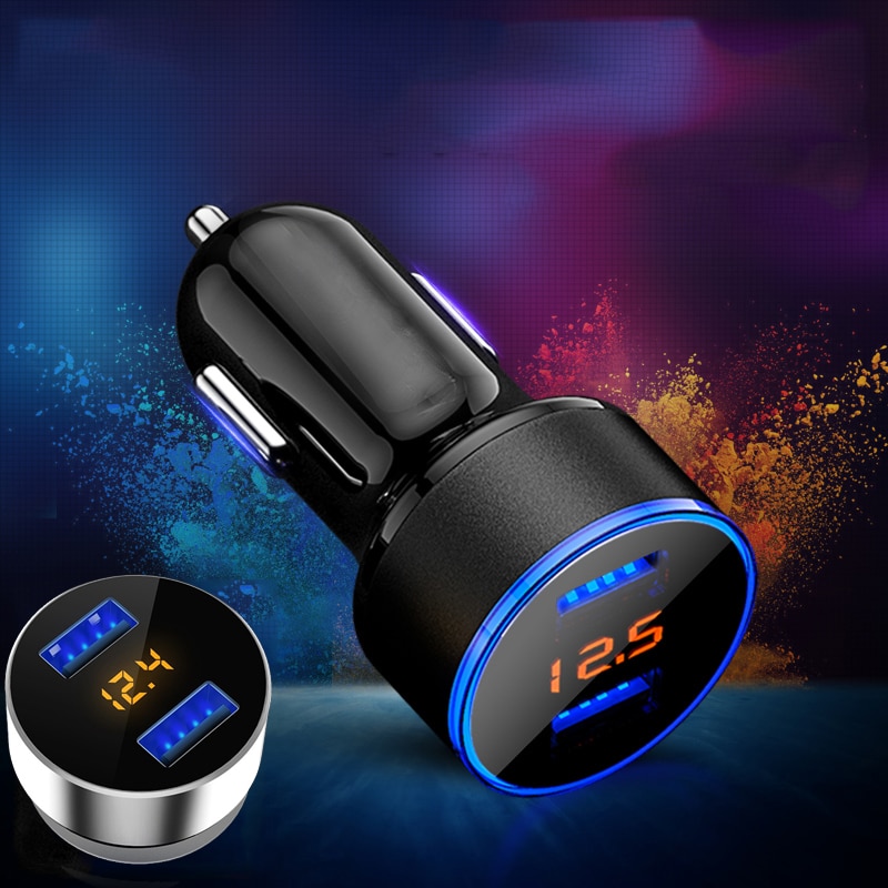 Bộ sạc USB SEAMETAL Samsung màn hình LED 12V 24V chia cổng gắn trên ô tô thích hợp cho Samsung