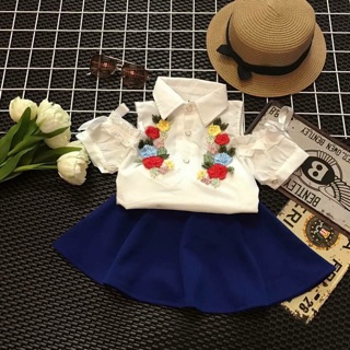 Set zara thêu hoa