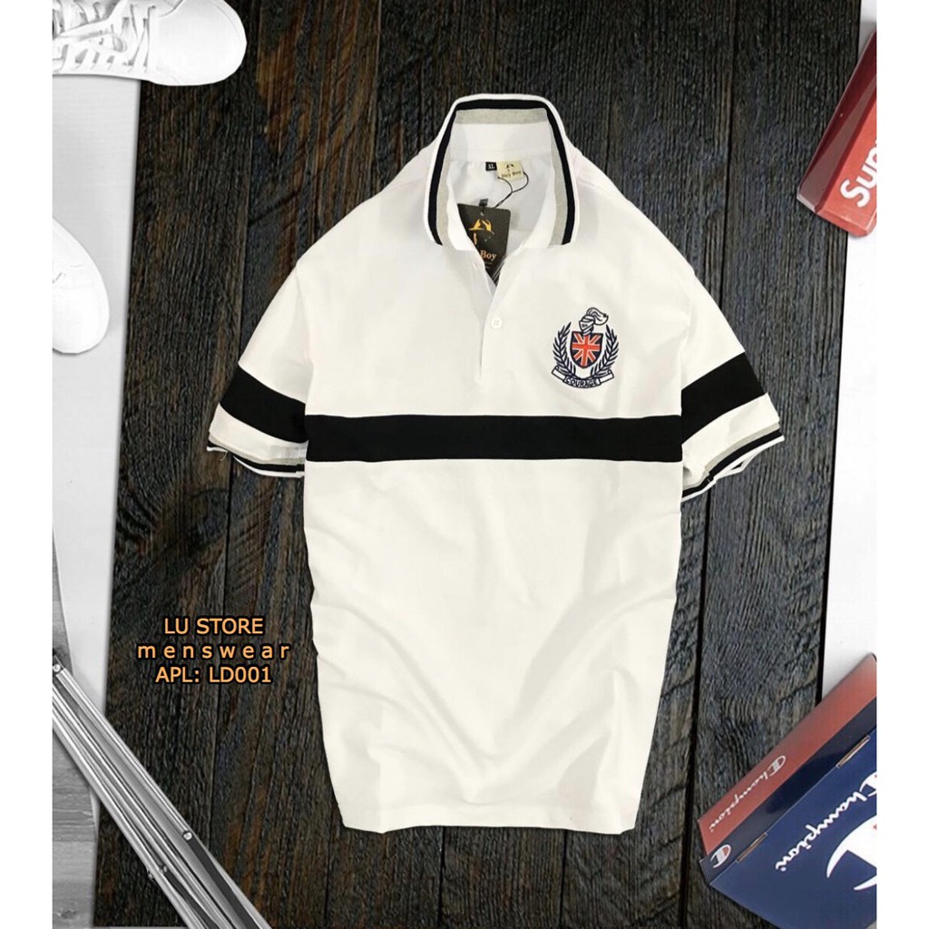 Áo Thun Polo Nam Có Cổ, Tay Ngắn LD158 - Chất Liệu Cotton Cá Sấu 100%, Form Suông Basic Thoáng Mát, Thoải Mái. | BigBuy360 - bigbuy360.vn