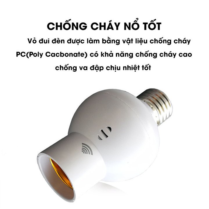 Đui đèn cảm biến âm thanh trong bóng tối 2021