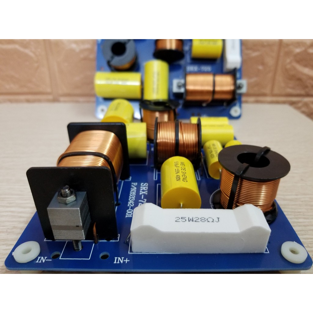 Mạch Phân Tần Full Đôi dành cho cấu trúc Loa 2 Bass 1 Treble SRX-725 công suất cực Lớn