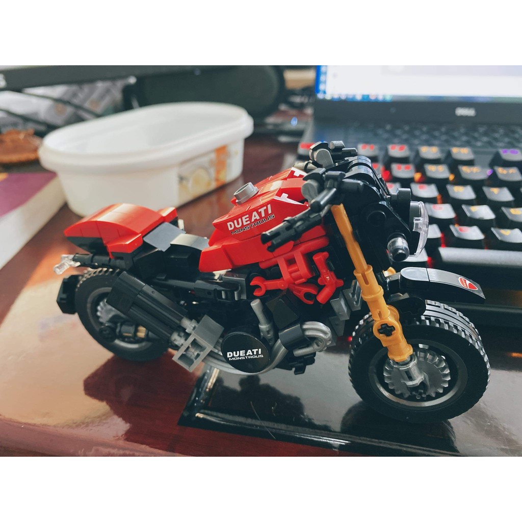 BỘ XẾP HÌNH mô hình xe Ducati Xếp Hình  Xe Đua, Xe Máy, Xe Moto , Mô Hình Xe