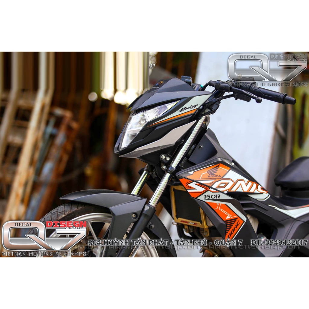 Tem Rời SONIC 150 Đen - decalq7