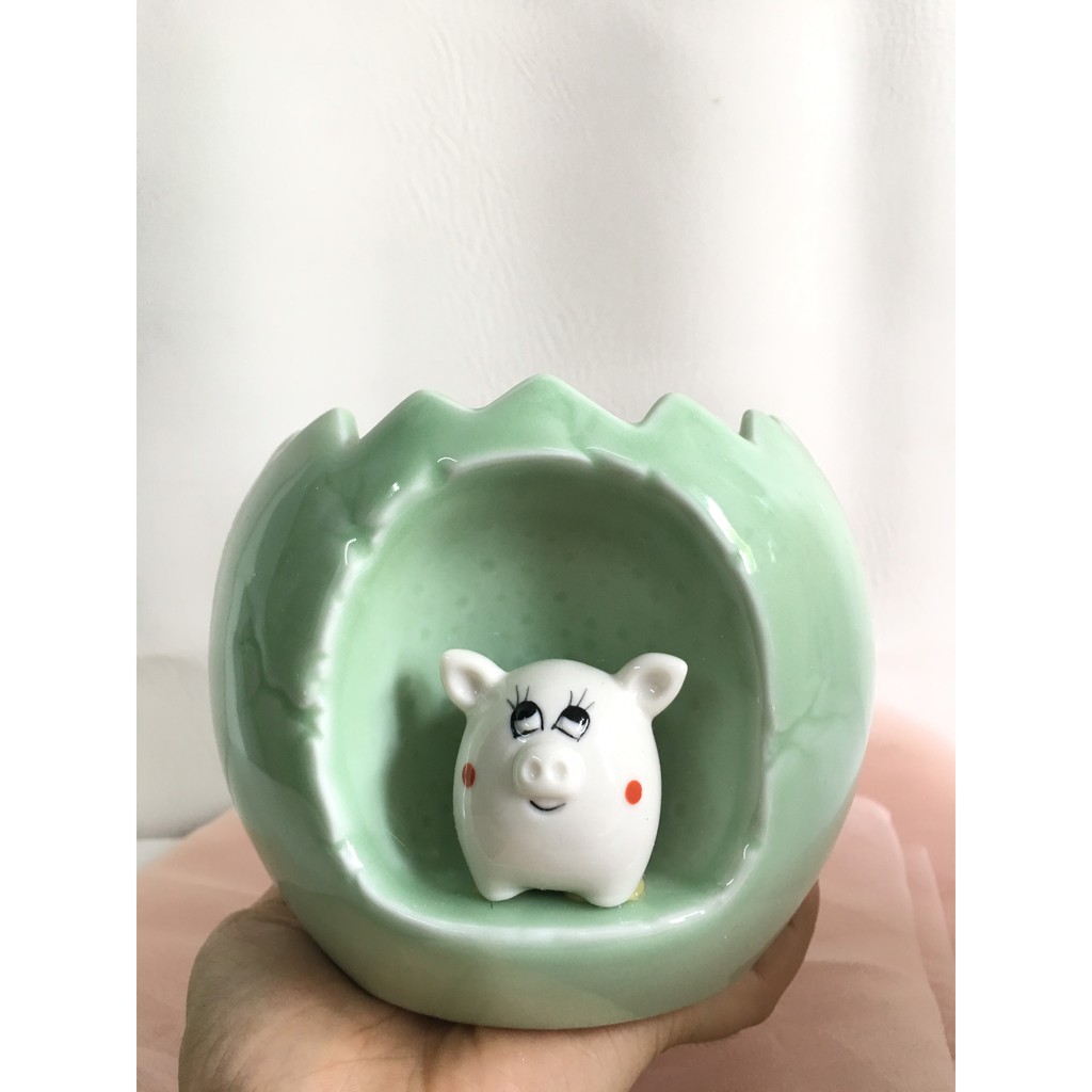 Chậu trồng cây ngôi nhà hà mã- Chậu trồng cây cảnh TC026