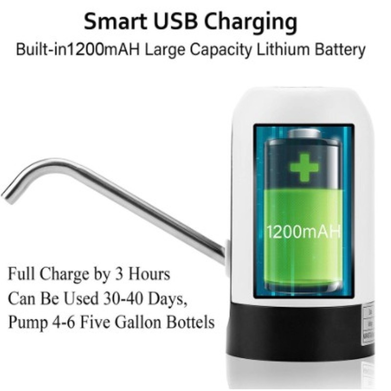 Vòi bơm nước khoáng tự động có thể sạc lại được cao cấp