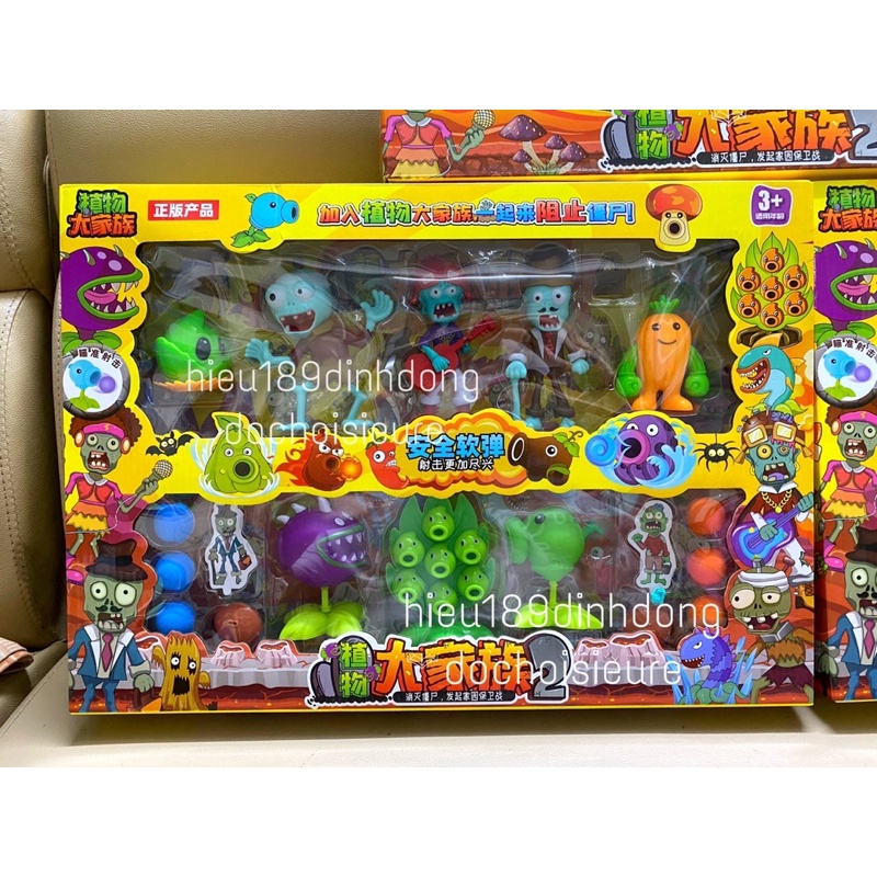 Hộp Đồ Chơi Game Hot Plants vs Zombie nhiêu nhân vật