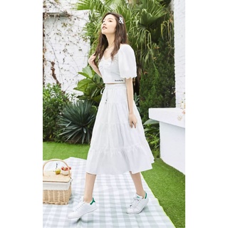 Vero moda áo croptop tay phồng nơ