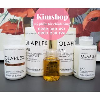 COMBO CHĂM SÓC TÓC TẠI NHÀ OLAPLEX NO3 NO4 NO5 NO6 NO7