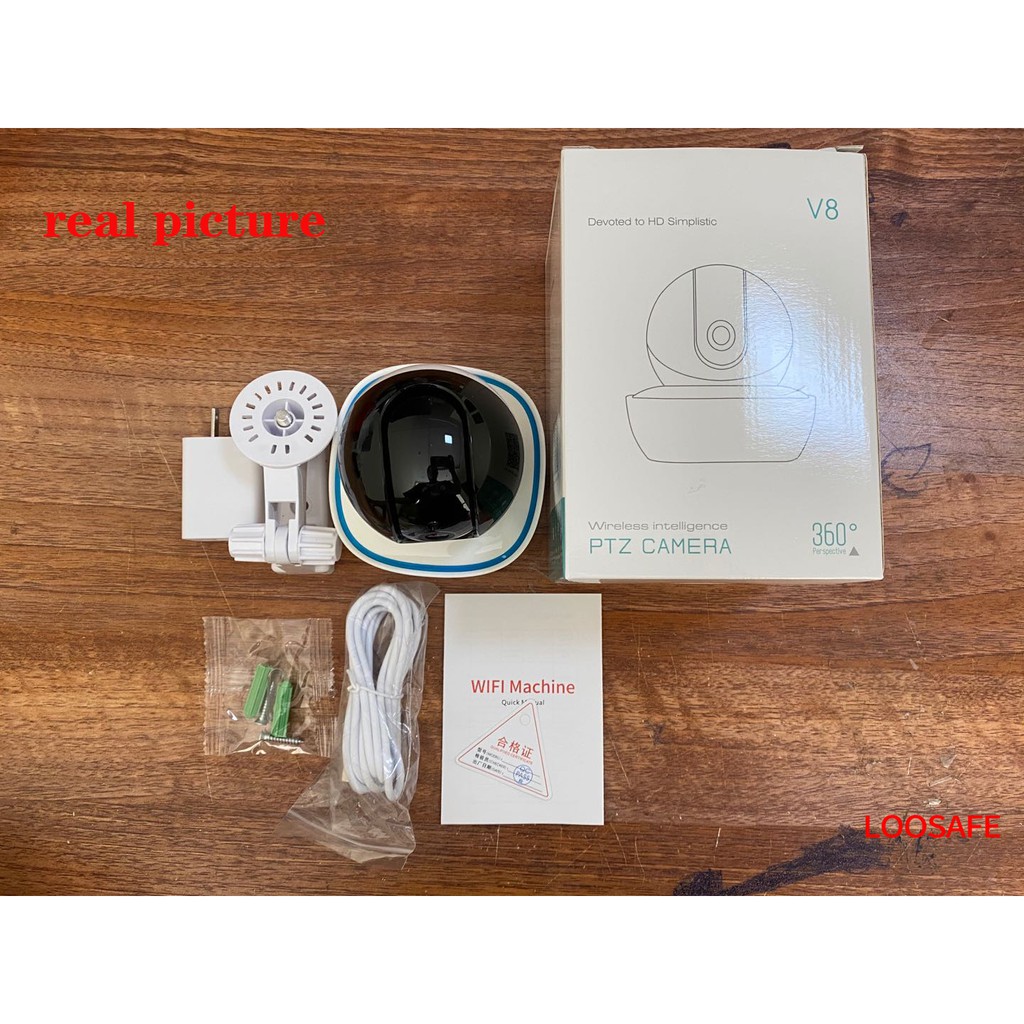 Loosafe Camera  IP  Camera quan sát không dây 2MPCamera Wi-Fi 360 độ  Camera quan sát Wifi mini 1080P