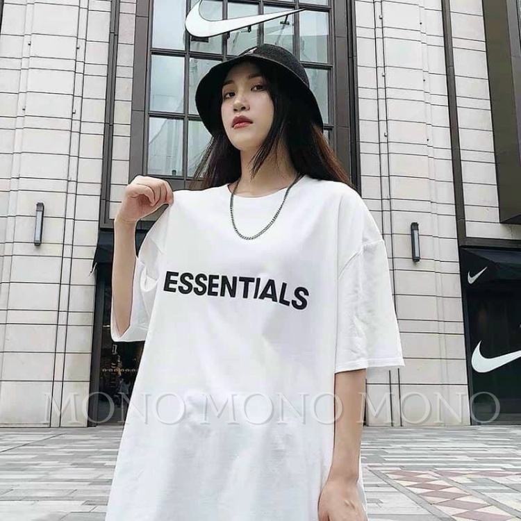 Áo thun tay lỡ form rộng - phông nam nữ cotton freesize - T shirt essentials