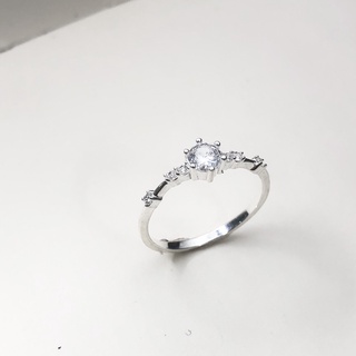 Nhẫn bạc nữ - nhẫn ổ đá Citrine