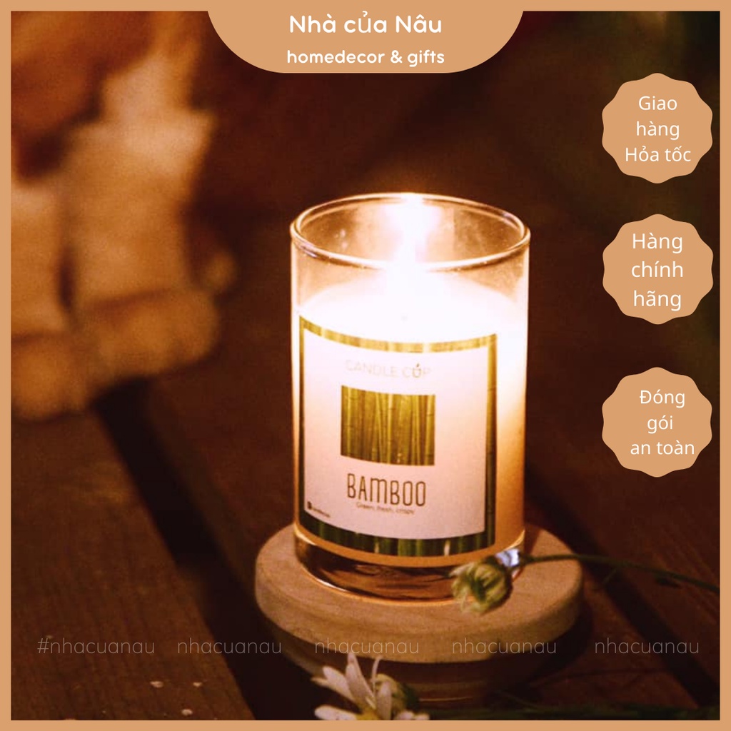 [HOT] Nến thơm AGAYA size 100g dùng thử giúp thư giãn phù hợp làm quà sinh nhật, tặng tân gia candle cup nhacuanau