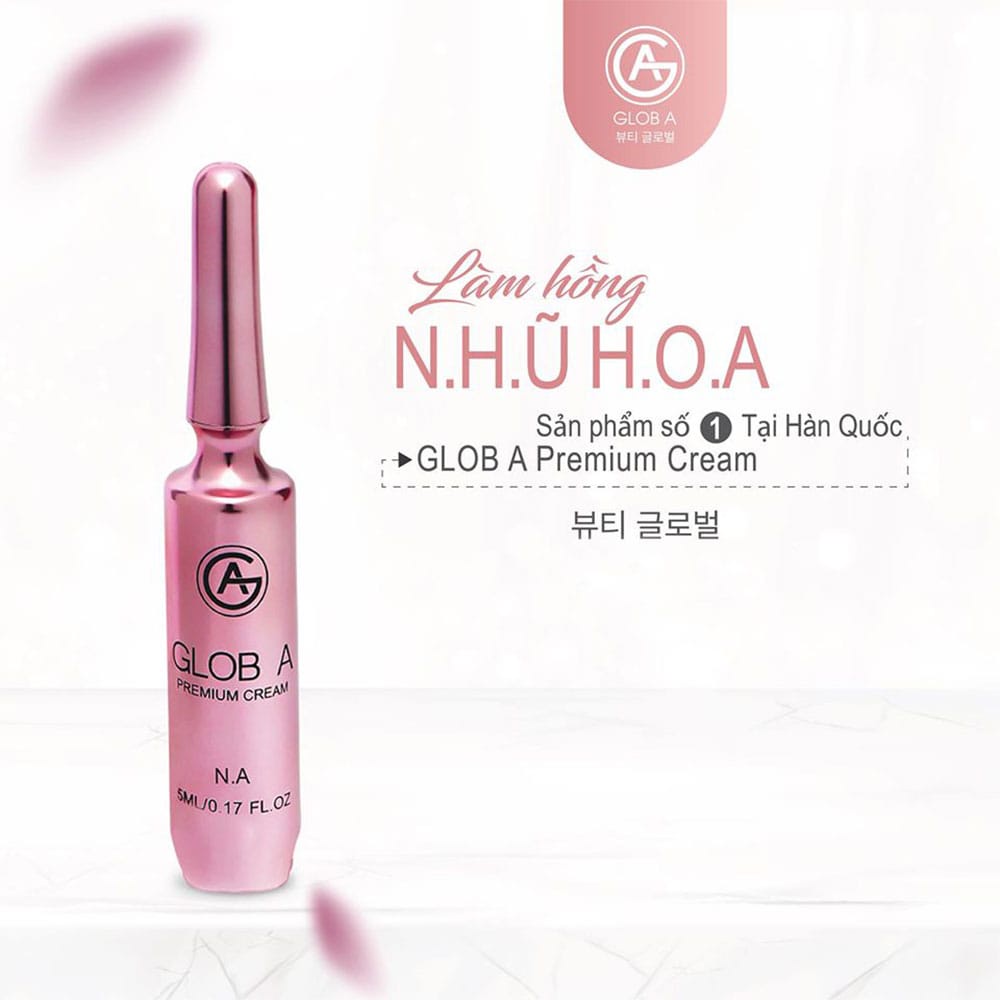 KEM HỒNG NHŨ HOA GLOB A 5ml - HÀNG KHÔNG HỘP, CẬN DATE