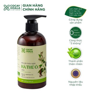 Dầu Gội Hà Thủ Ô Kích Thích Sắc Tố Mầm Tóc Cocayhoala 300g