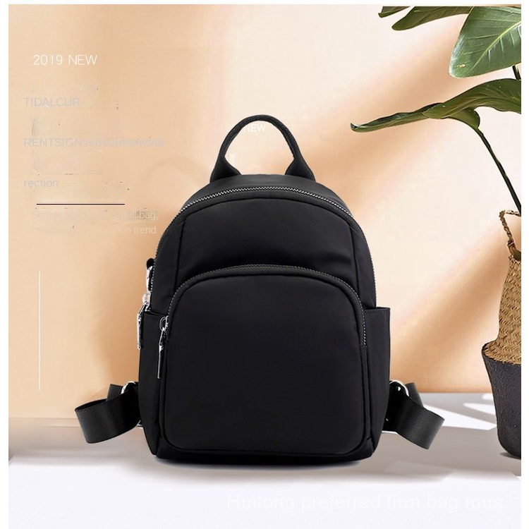 Ba lô mini chống thấm nước phong cách mới thời trang đơn giản cho nữ