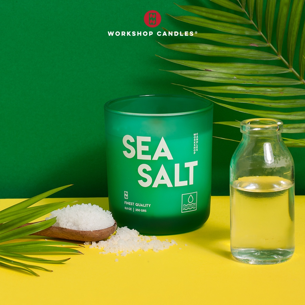 [Mã BMBAU50 giảm 10% đơn 99k] Nến thơm Sea Salt Workshop Candles H&amp;H Home 8.8 oz hương muối biển mát mẻ