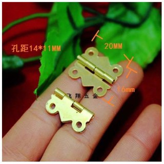 Bản lề cỡ 2cm màu vàng mở 180 độ