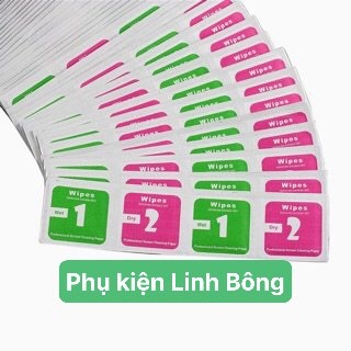 1k 1 bộ lau giấy lau màn hình điện thoại, ipad, kính, Máy tính bảng, ống kinh...