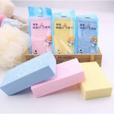 Bông tắm tròn tạo bọt có dây đeo siêu mềm, siêu tạo bọt  TC6