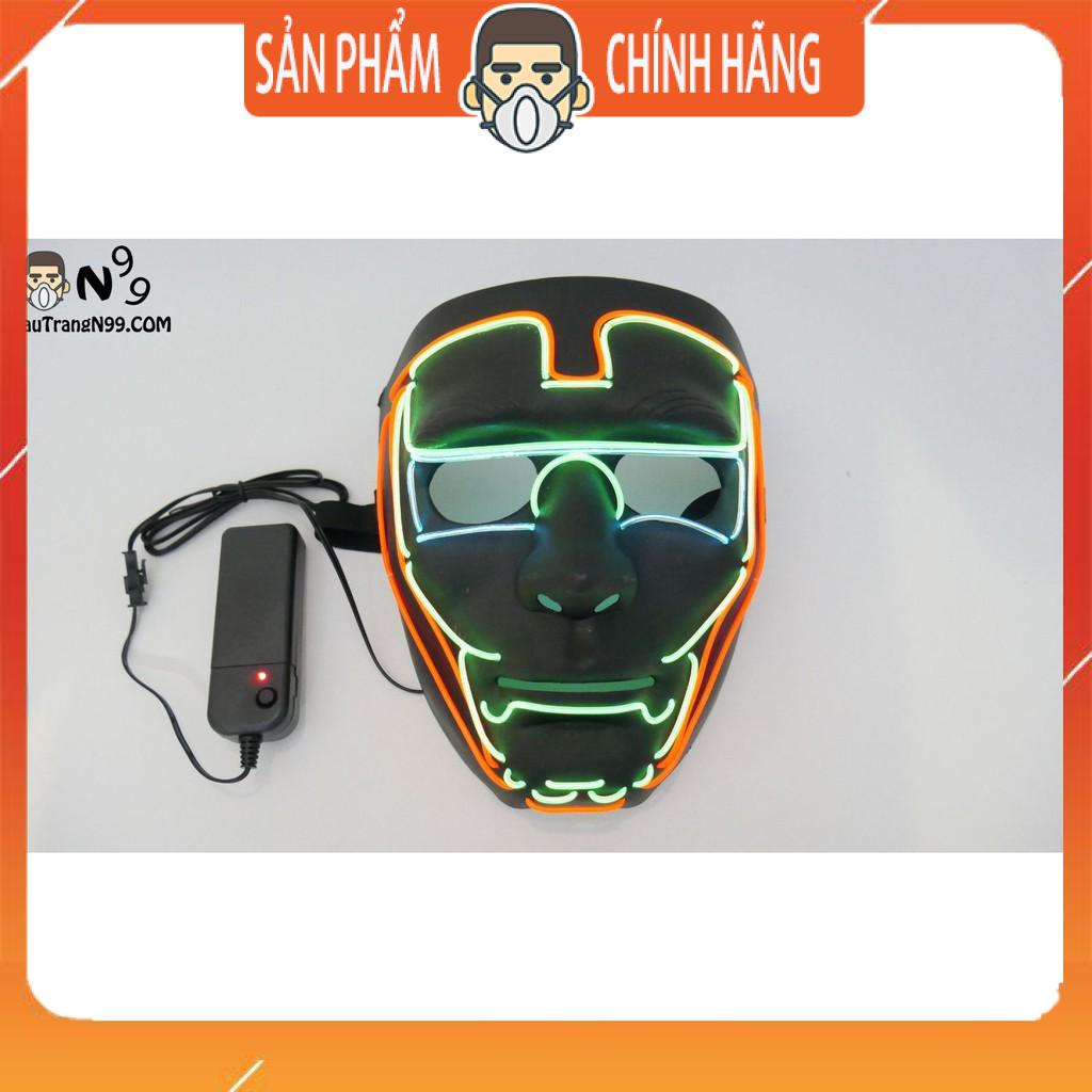Mặt nạ hóa trang Halloween đèn led dùng cho party, quán bar, âm nhạc