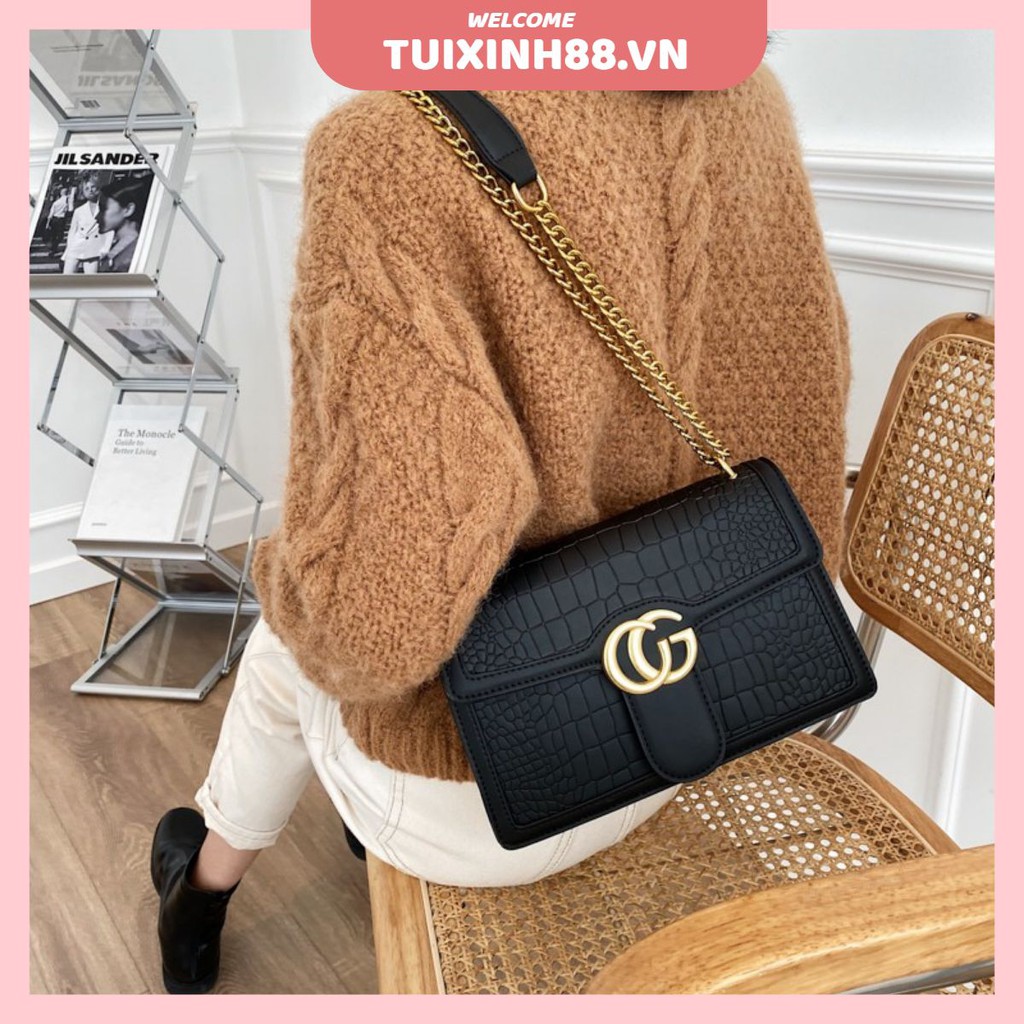 HÀNG LOẠI 1 ✅ Túi Đeo Chéo Hàng Quảng Châu Vân Da Rắn Hottrend 2021 Thời Trang Cao Cấp Giá Rẻ