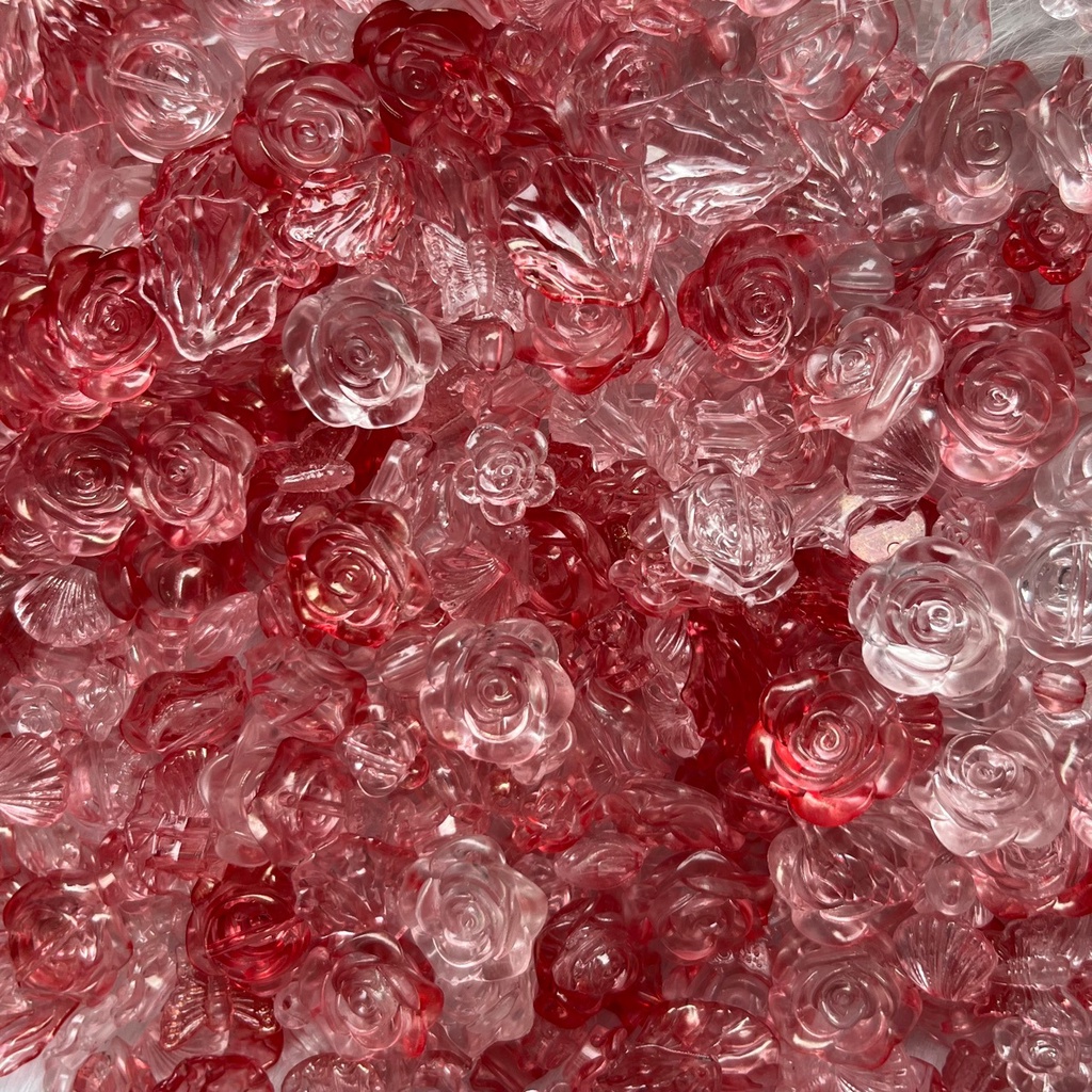 Ốp Điện Thoại ABS Trong Suốt Đính Hạt Ngọc Trai / Bướm / Hoa / Người Ngoài Hành Tinh Cho Iphone