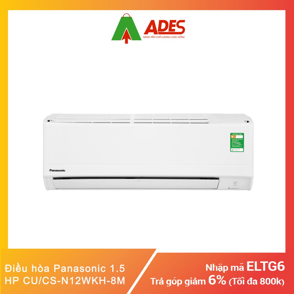 [Mã 154ELSALE2 giảm 7% đơn 300K] Điều hòa Panasonic 1.5 HP CU/CS-N12WKH-8M