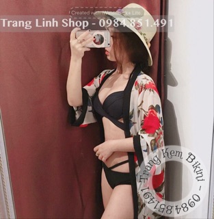Áo choàng đi biển - kimono