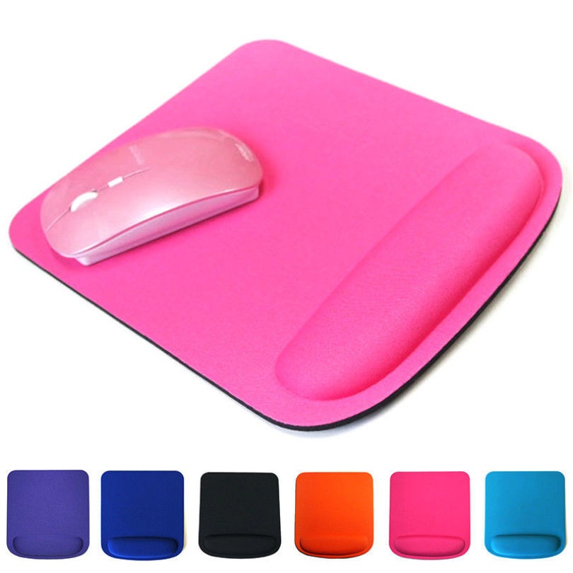 Miếng Lót Chuột Gel Tím Hỗ Trợ Cổ Tay Cho Máy Tính PC Laptop
