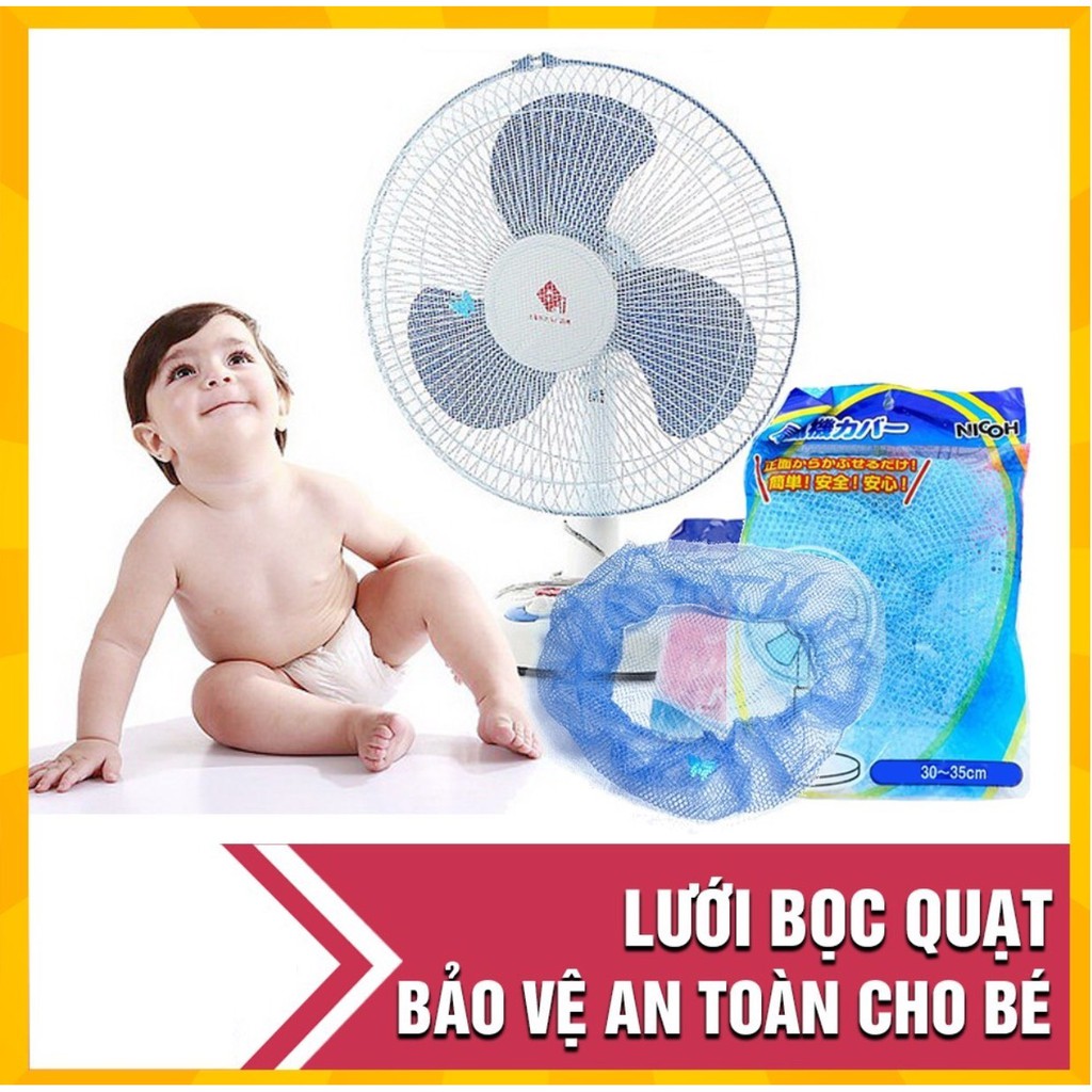 LƯỚI BỌC QUẠT LOAI NHỎ AN TOÀN CHO BÉ