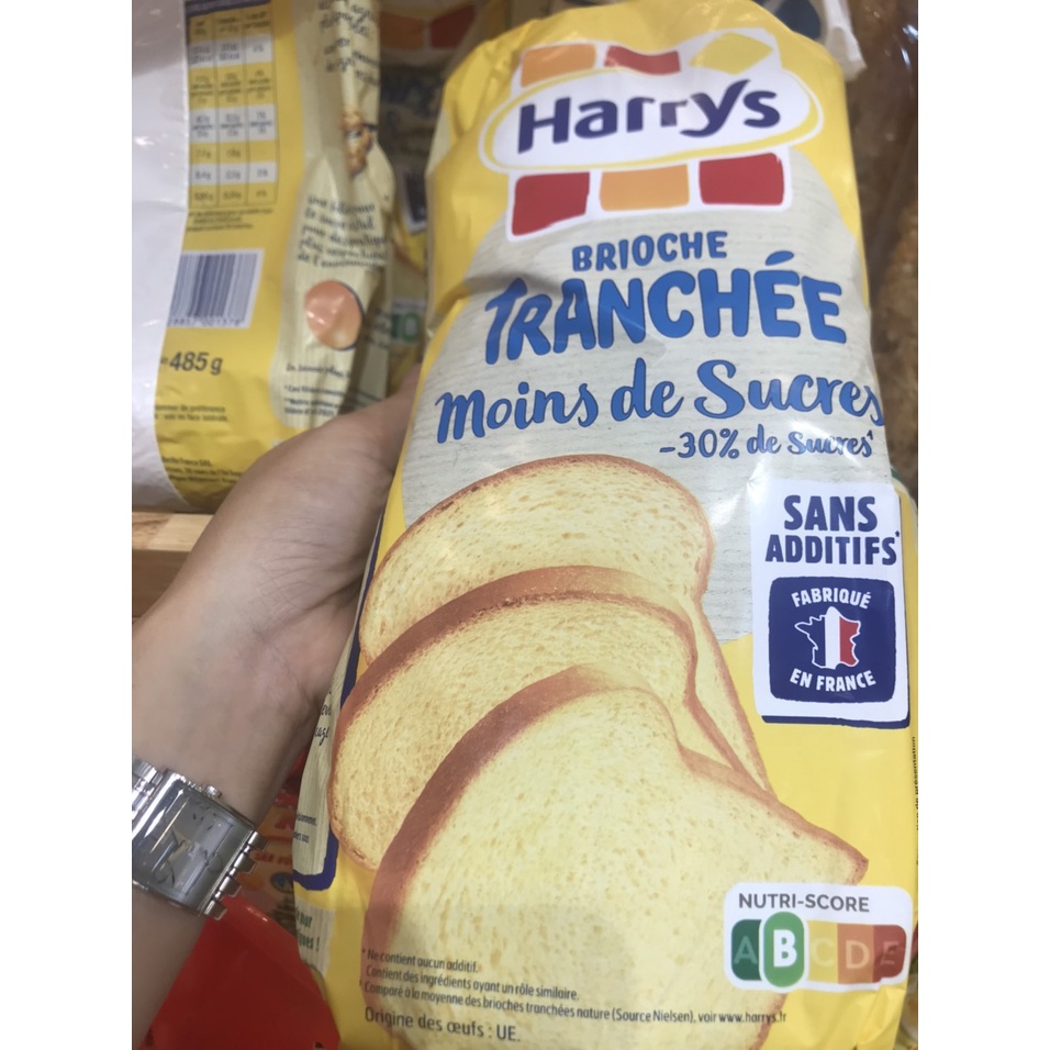 Bánh mì Hoa cúc Harrys Brioche Tressée 500g - Nhập khẩu Pháp