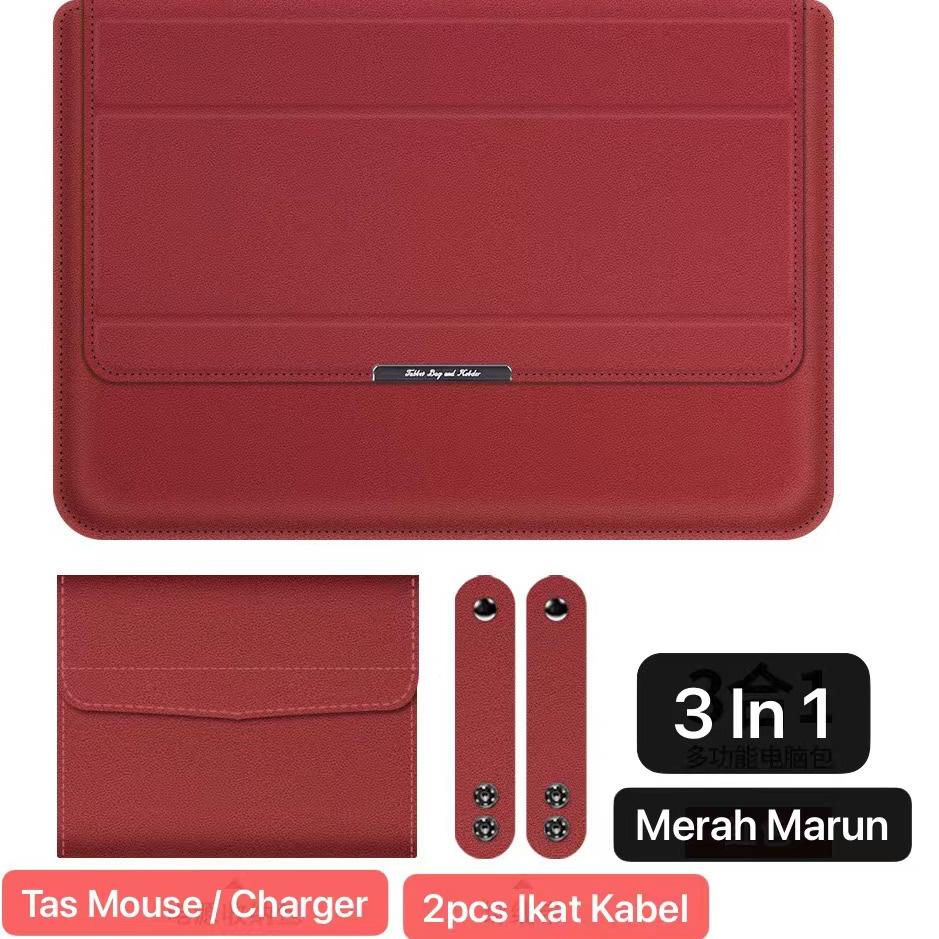 Bao Da Máy Tính Bảng PU Có Giá Đỡ Super SIPSG LC-01 SOHA 13 15 Inch MACBOOK Air Pro 79