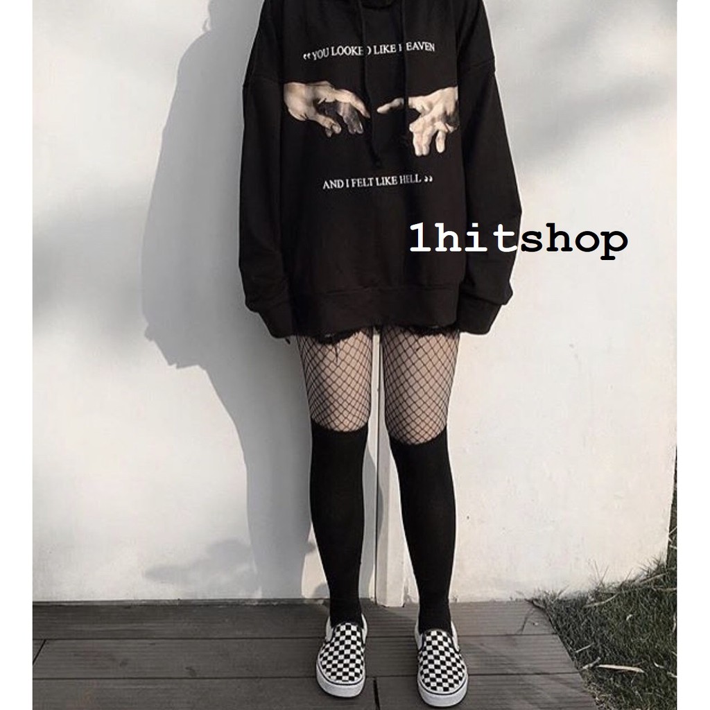 Áo Hoodie BÀN TAY HELL & HEAVEN Ulzzang Unisex 1hitshop