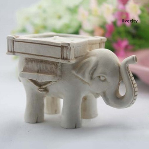 Giá Đỡ Nến Hình Chú Voi May Mắn Phong Cách Cổ Điển Độc Đáo Trang Trí Nhà Cửa / Tiệc Cưới