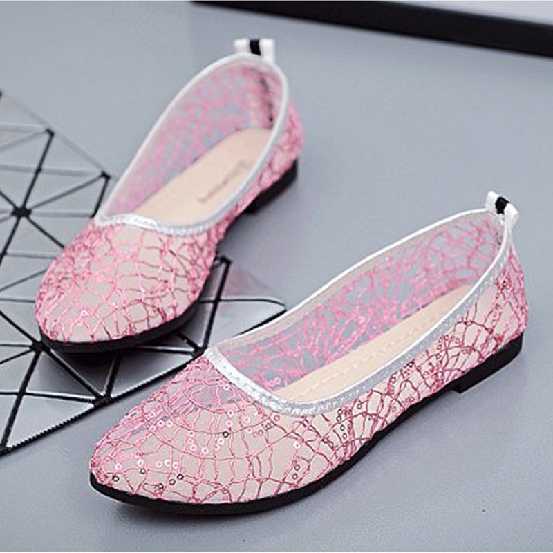 Giày búp bê lưới cao su thoáng mát siêu bền-305 | BigBuy360 - bigbuy360.vn