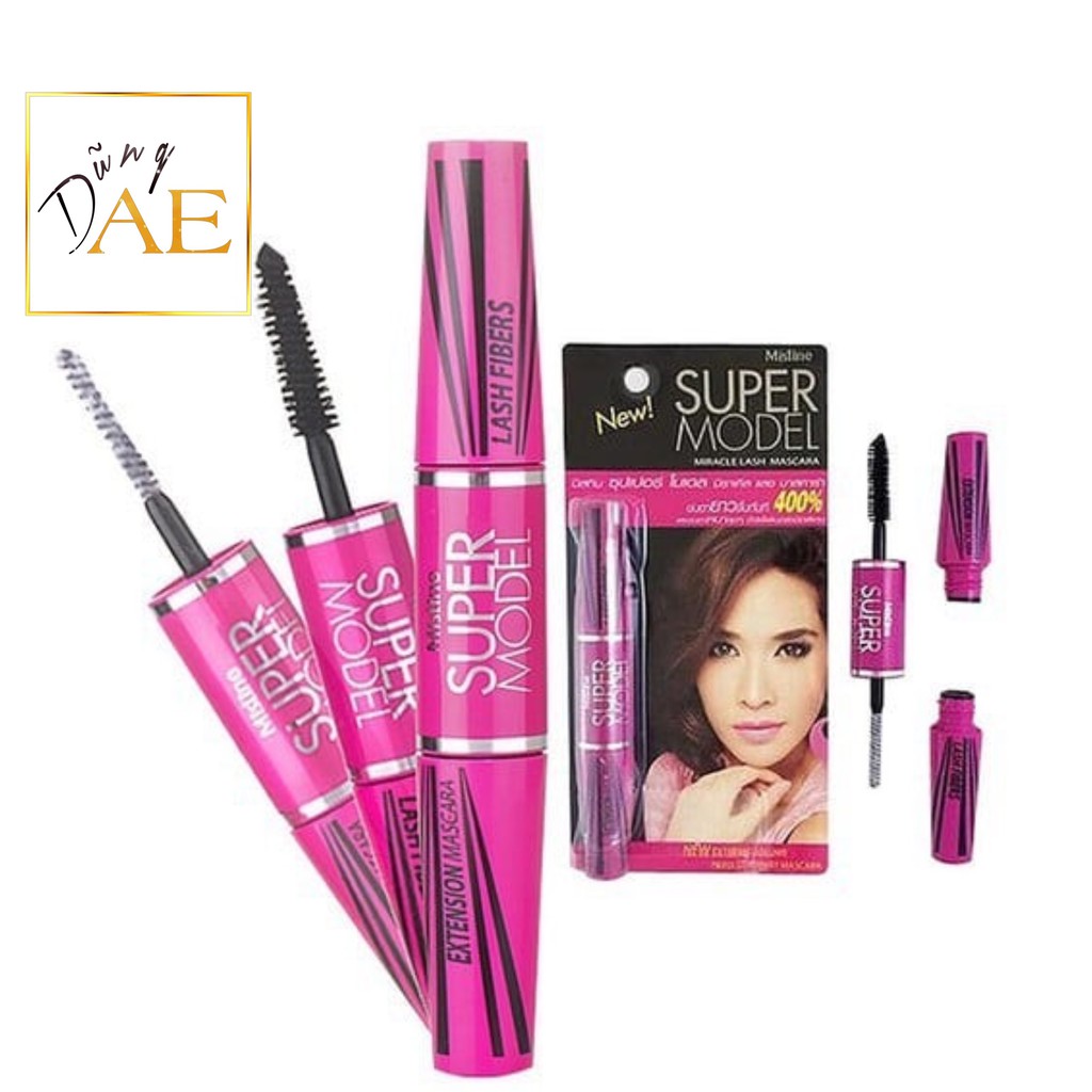 Mascara chuốt mi 2 đầu Mistine Super Model