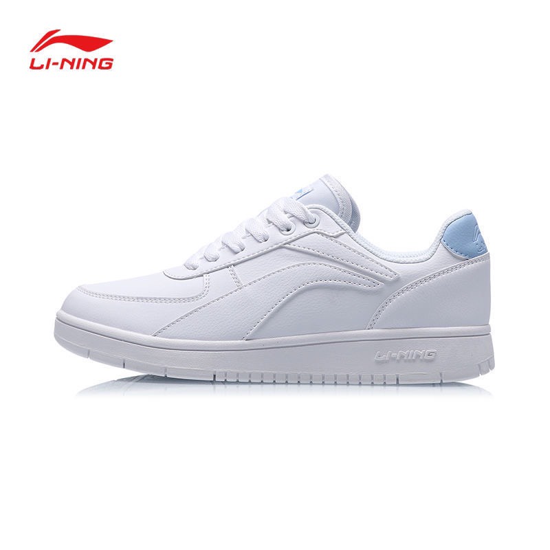 Giày nữ LINING trắng gót xanh