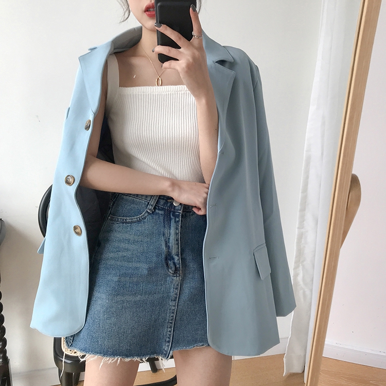 SUXI Áo len không tay phong cách Hàn Quốc trẻ trung dành cho nữ