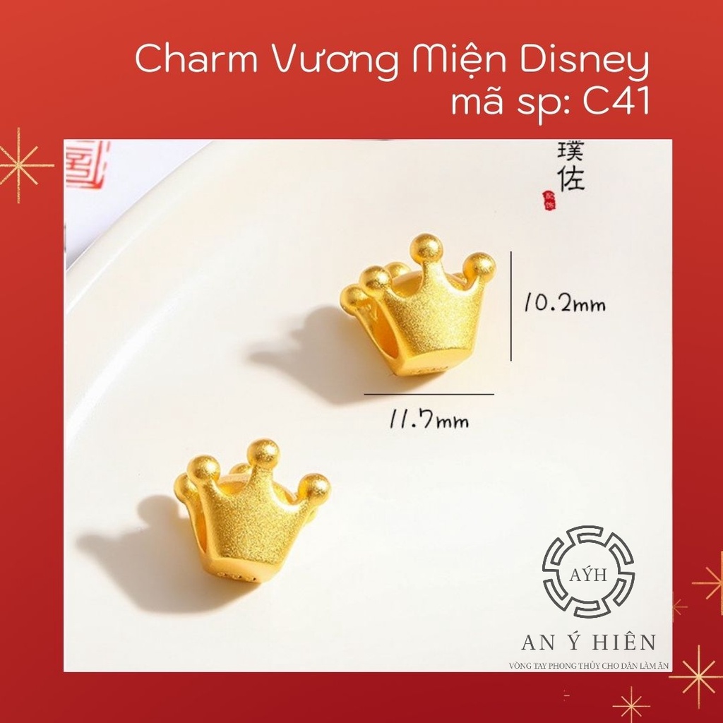 Charm Vương miện Disney #C41 ( An Ý Hiên)