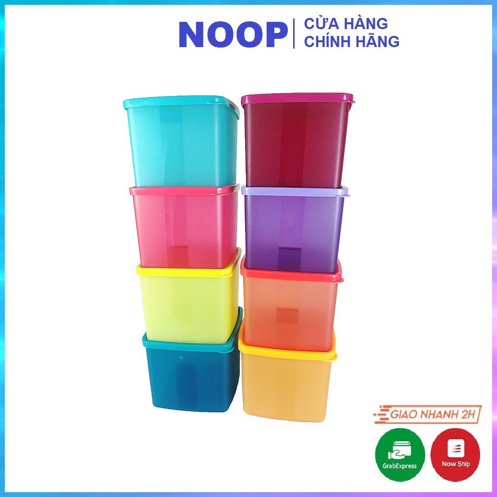 Hộp Trữ Mát Trái Cây Rau Củ Tupperware Bộ 4 Vuông 800ml Trộn Nhiều Màu Ngẫu Nhiên TU32