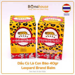 Dầu Cù Là Con Báo Thái Lan Leopard Brand Balm 40gr