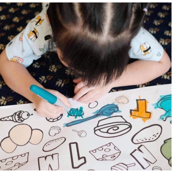 Bút sáp Silky crayon của Mideer- an toàn cho bé