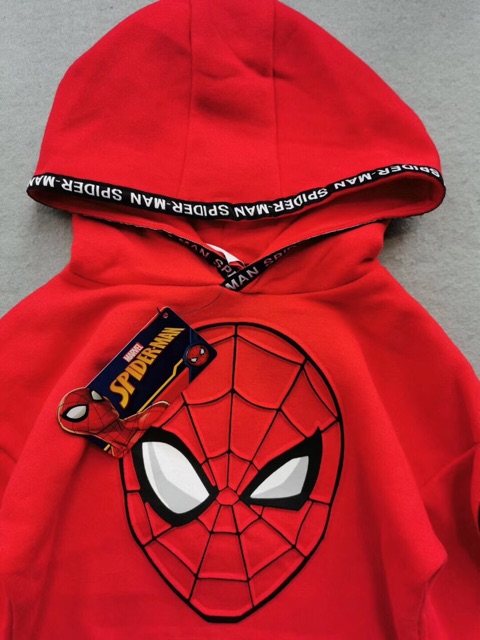 Áo hoodie Spiderman bé trai