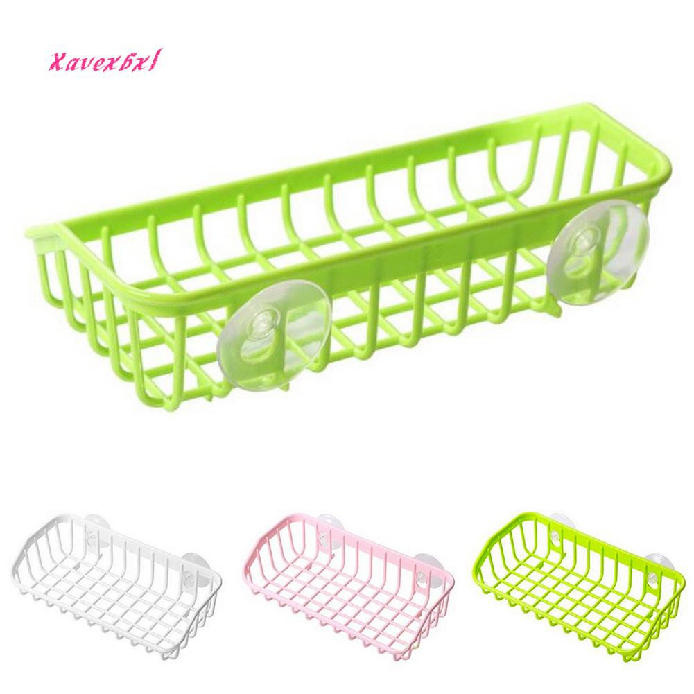 Khay để đồ ráo nước kèm cốc hút tiện dụng cho nhà tắm